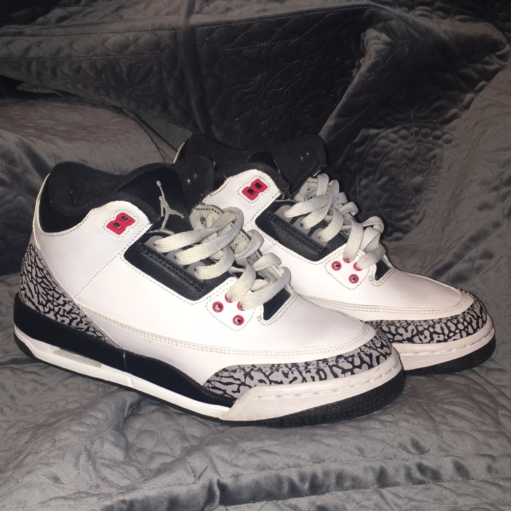 Jordan III Infrared Cement Sneakers 6